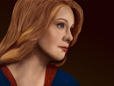 Super digital painting illustration photoshop
