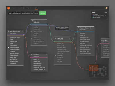 Data Schema Viewer analytics data ui