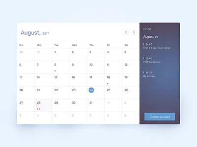 Calendar calendar daily