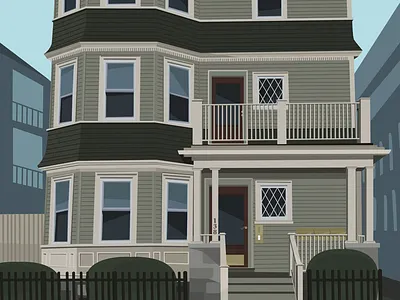 138 Davis house illustration