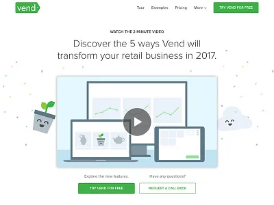 Landing Page - Delight Land cloud delight land landing page plant vend video