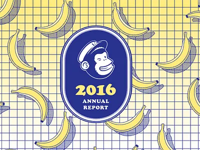 MailChimp Annual Report 2016 annual duotone halftone mailchimp pastels pop