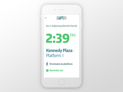 RIPTA Schedule UI idea ideas ripta schedule sketch time ui