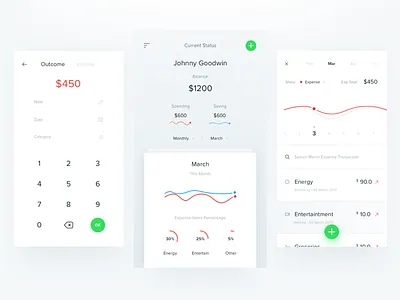 Spending App accountant android app currency financial ios manage mobile money spending