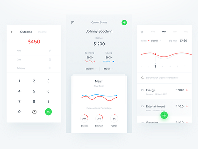 Spending App accountant android app currency financial ios manage mobile money spending