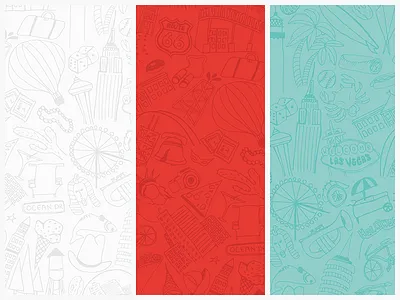 Hotwire Illustration Pattern handdrawn illustration pattern