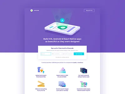 Avocode for Mobile - website android avocode code inspect ios mobile react react native ui ux website