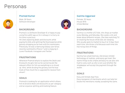 UX Personas card clean grey minimalism persona personas profiles ui user users ux