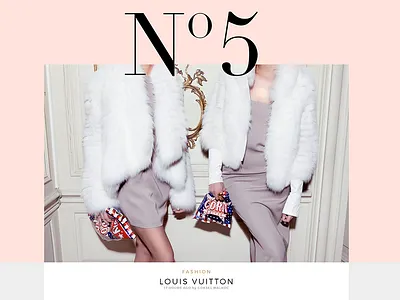 No 5 blog fashion interface no5 ui web