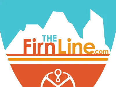 The FirnLine.com podcast - logo - 3 of 3 alaska apparel brand climber climbing gear logo mountains patch podcast screamin yeti sticker