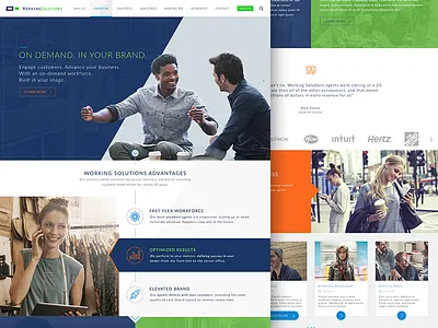Working Solutions agency corporate design ui ux web webdesign website