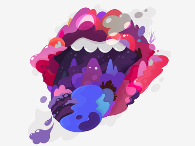 Rolling Stones Logo illustration logo rolling stones vector zutto