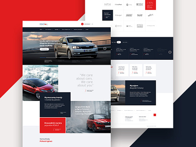 PZWLP car colors creative design layout simple site ui unique ux web webdesign