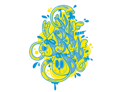 Tschombaplopps cute illustration kawaii urban vectors