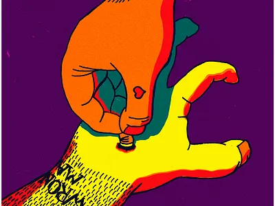 Violence P3 handdrawn pain violence