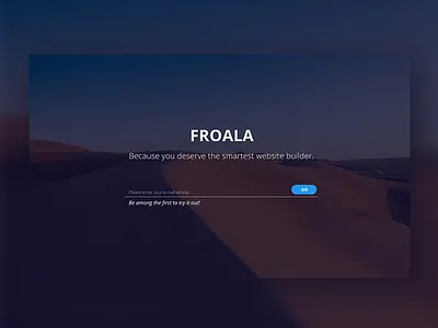 Froala Contact Slice clean contact form illustrator photoshop simple slices website
