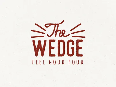 The Wedge bistro food logo graphic design grunge hipster logo design restourant urban wedge