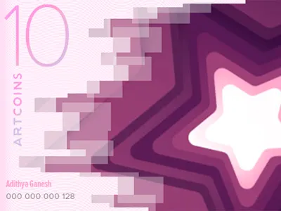 Adithya Ganesh art motion art direction artcoin currency design illustrations photo