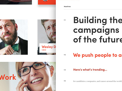 Push Developer Style Guide branding development headline process style guide styles web web design