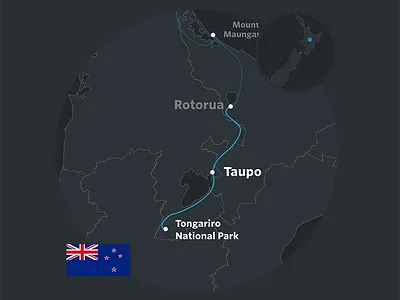 Animated SVG map for my photoset
