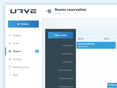 Booking calendar booking calendar clean dashboard design interface minimalistic schedule ui ux view