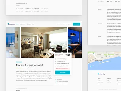 Product Detail booking box carousel detail ecommerce flight details slideshow ui ux vacation web design web site