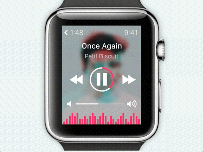 Music Player Watch animation music principle ui wearable