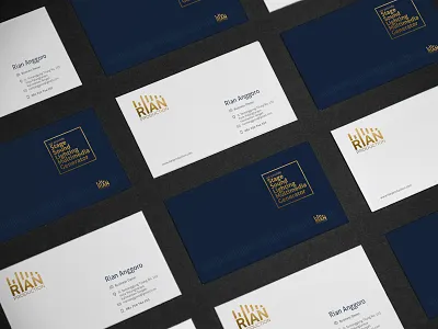 Rian Business Card branding businesscard logo