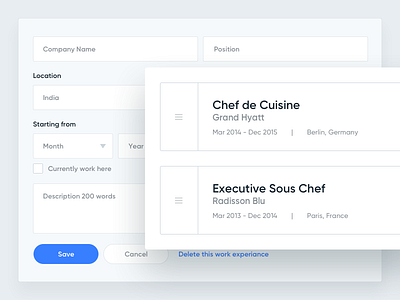 Ui Components - Chefstalk color design illustration interaction mograph type ui ux web wireframes