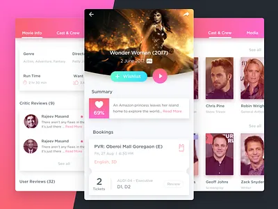 Movie synopsis minimalistic design app imdb interface invite ios minimal mobile movies synopsis ui user ux