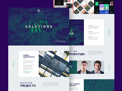 Agency Landing Page [PSD] agency beautiful clean creative dark flat free landing page photoshop psd resource web design