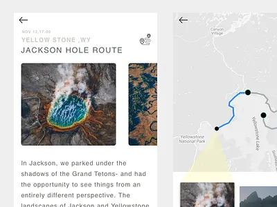 İnteractive Stroy Map app experience gis gps grid ios map reading story travel ui ux