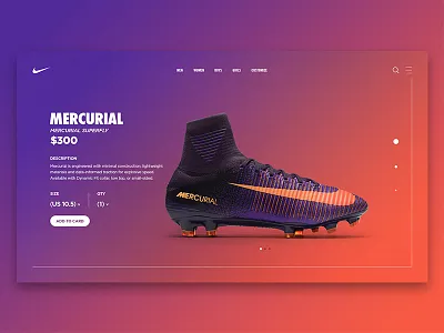Nike Mercurial product page flashlight football magista mercurial nike pack page product shoe soccer tiempo ui
