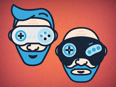Nostalgia Goggles Portrait gaming genesis retro snes vector
