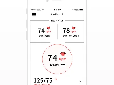 Heart Beat App 2017 app clean doctor fit fitness health healthcare ios10 iphone medicine mobile