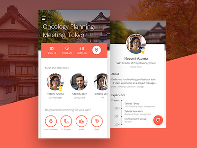 Meeting App Concept - WIP app event meeting mobile schedule ui uidesign ux uxdesign