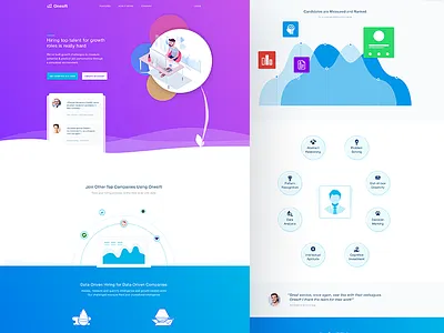 Onesift Landing Page icon illustrations landing onesift page