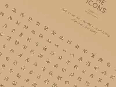The Icons. 660+. icon pack icon set icons pack sketch ui vector