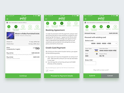 Gurfati Hotel Booking App android booking details hotel booking iphone payment ui design ux
