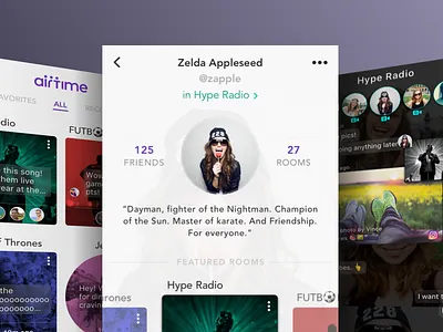 Profiles, Rooms, Chats chat profile social video video chat