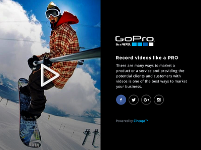 Video Player Split Screen Layout cincopa full layout player screen split video