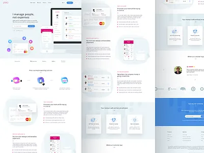 Pleo.io website ( Updated version ) android bank card credit expense fintech ios pleo receipt security ui web