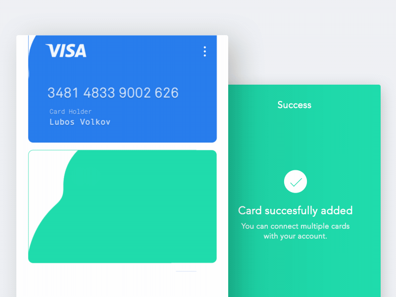 Credit card animation animation credit card debit card finance fluid money motion onboarding payment shopping