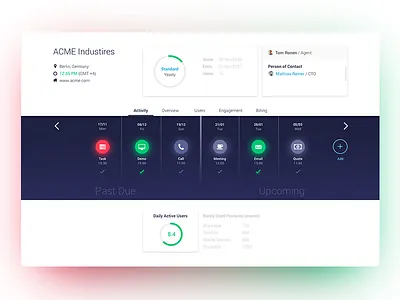 Say hello to our new CRM crm dapulse livedesign