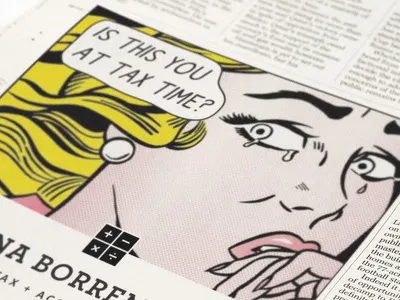 Newspaper Ad ad advertisement branding identity newspaper print