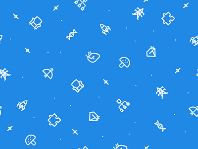 Icons pattern tileable bow chair epiccoders icons network pattern rocket ruby tileable