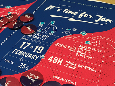 Service Design Jam - Helsinki design gsjam identity jam poster print service