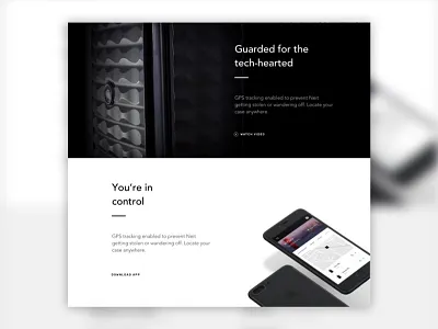 Neit - Landing Page ecommerce hardware landing product ui ux web
