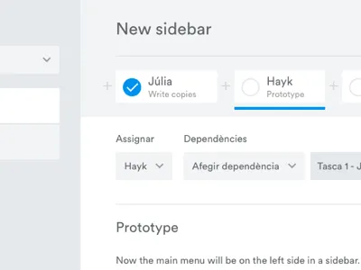 t-a-s-k-s app blue interface tasks ui white