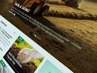 Toros Tarım Web Design art direction corporate farm flat presentation ui ux